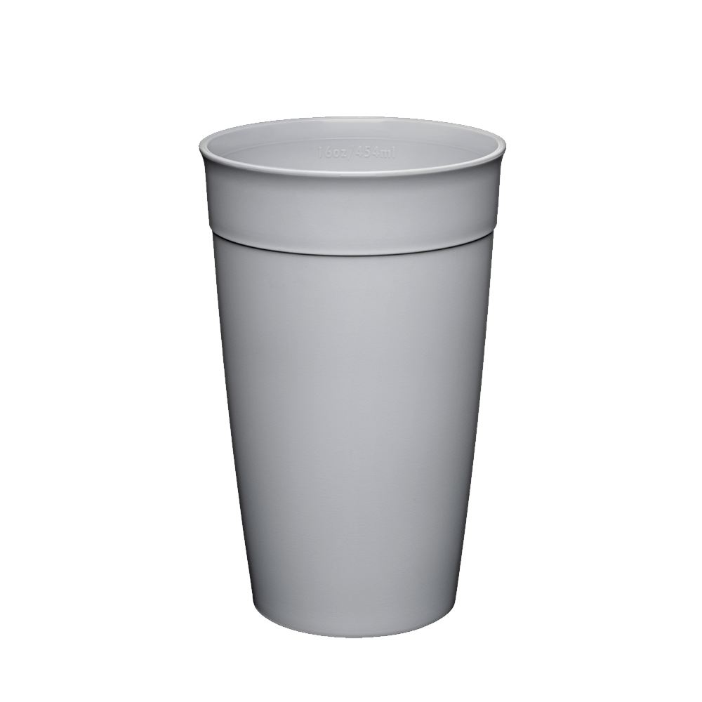 Original Plastic Cup Base - L 16oz | Dove Grey