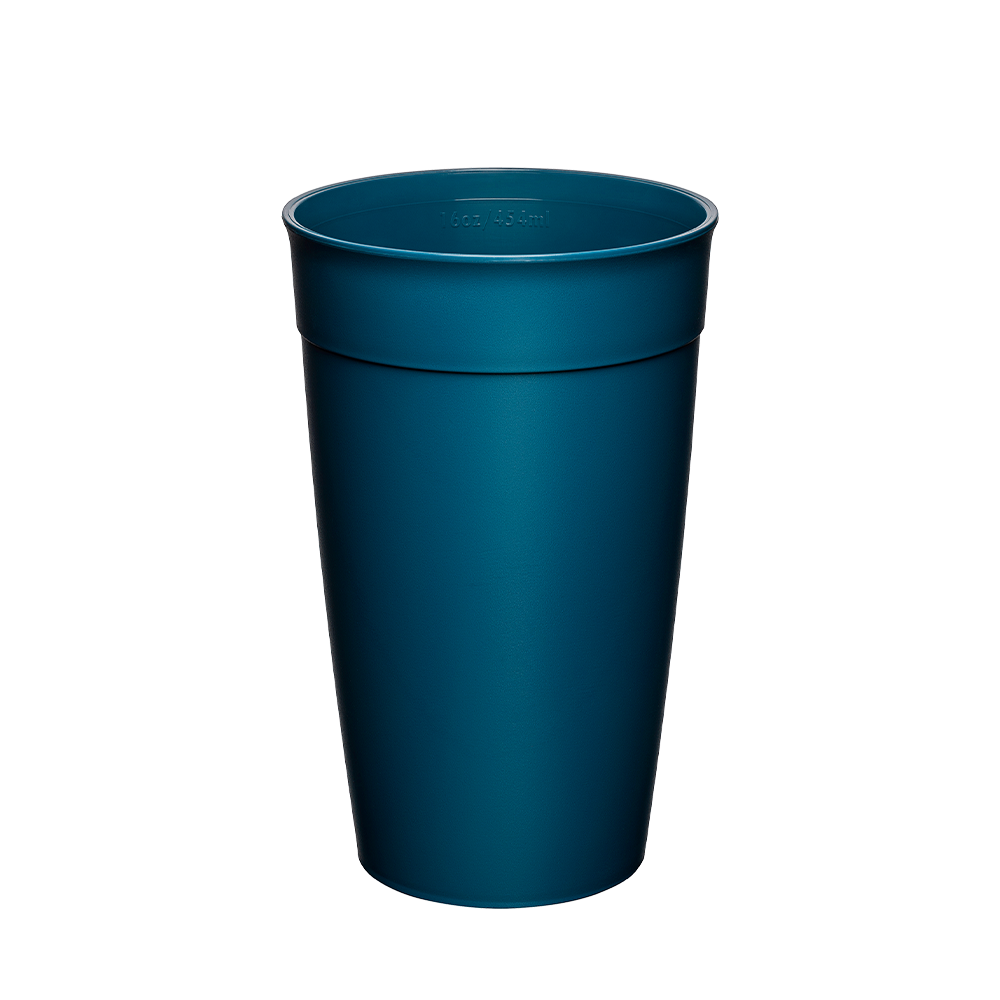 Original Plastic Cup Base - L 16oz | Aegean Blue