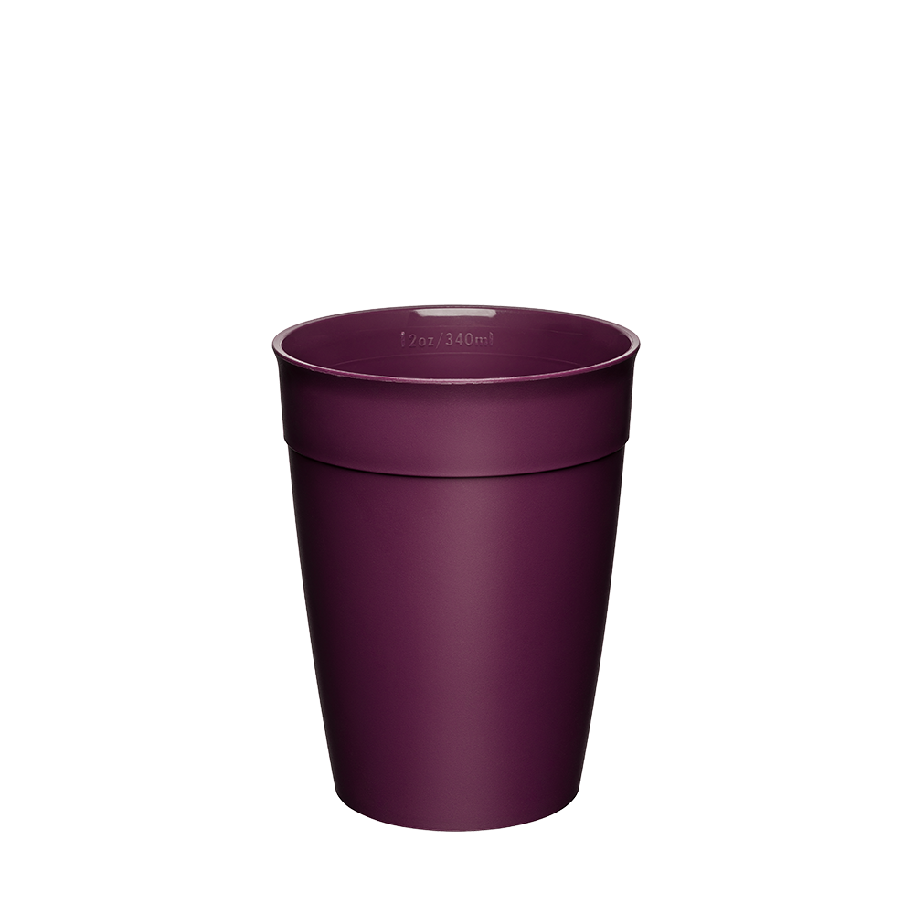 Original Plastic Cup Base - M 12oz | Merlot