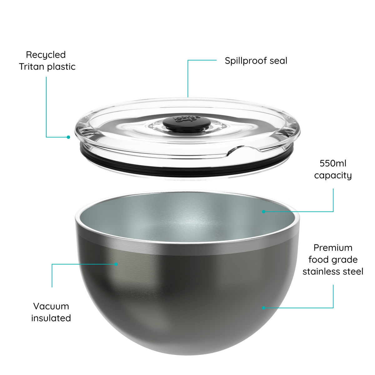 Go Bowl Luxe - Flat Lid | Nitro