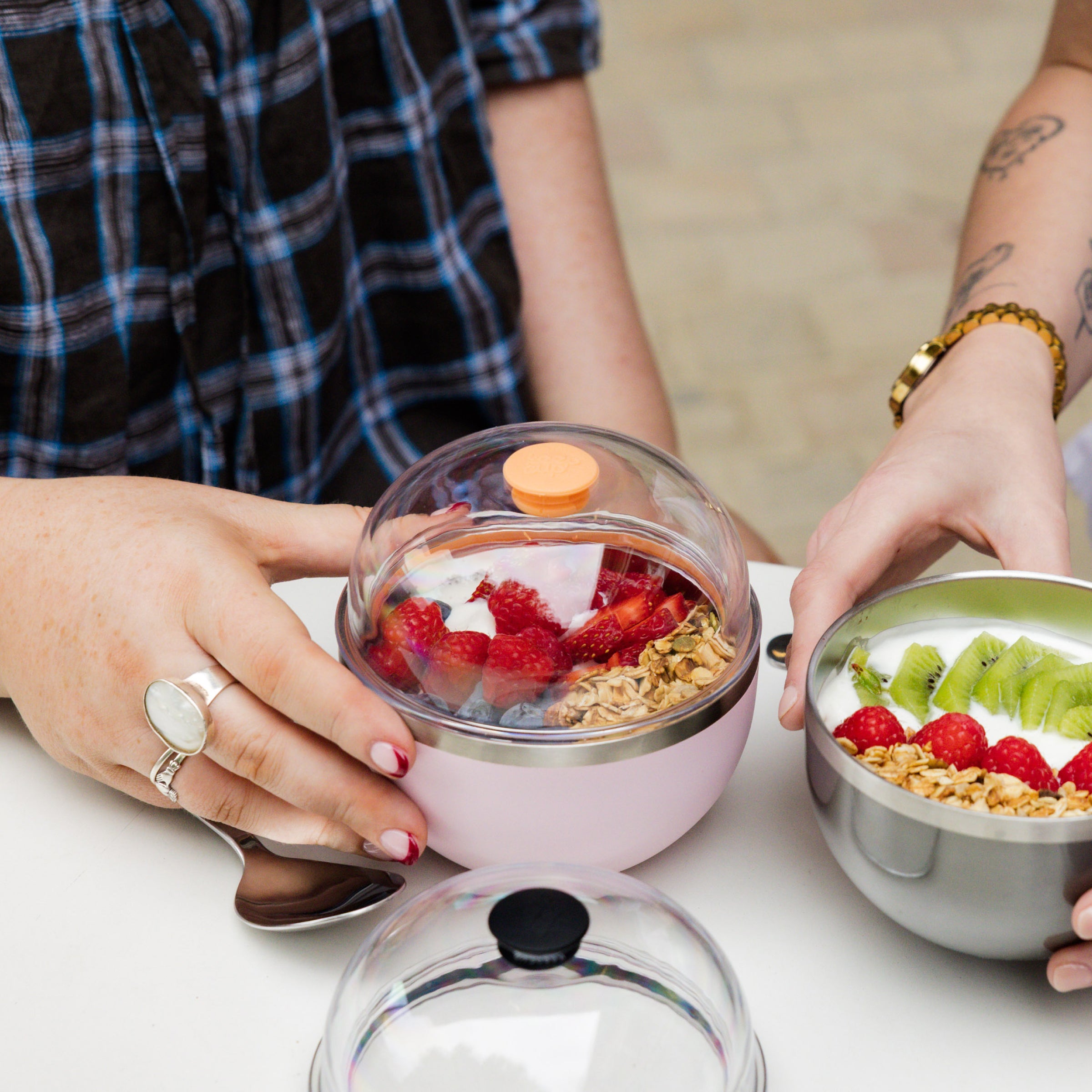 Go Bowl Insulated - Dome Lid | Pashmak Pink