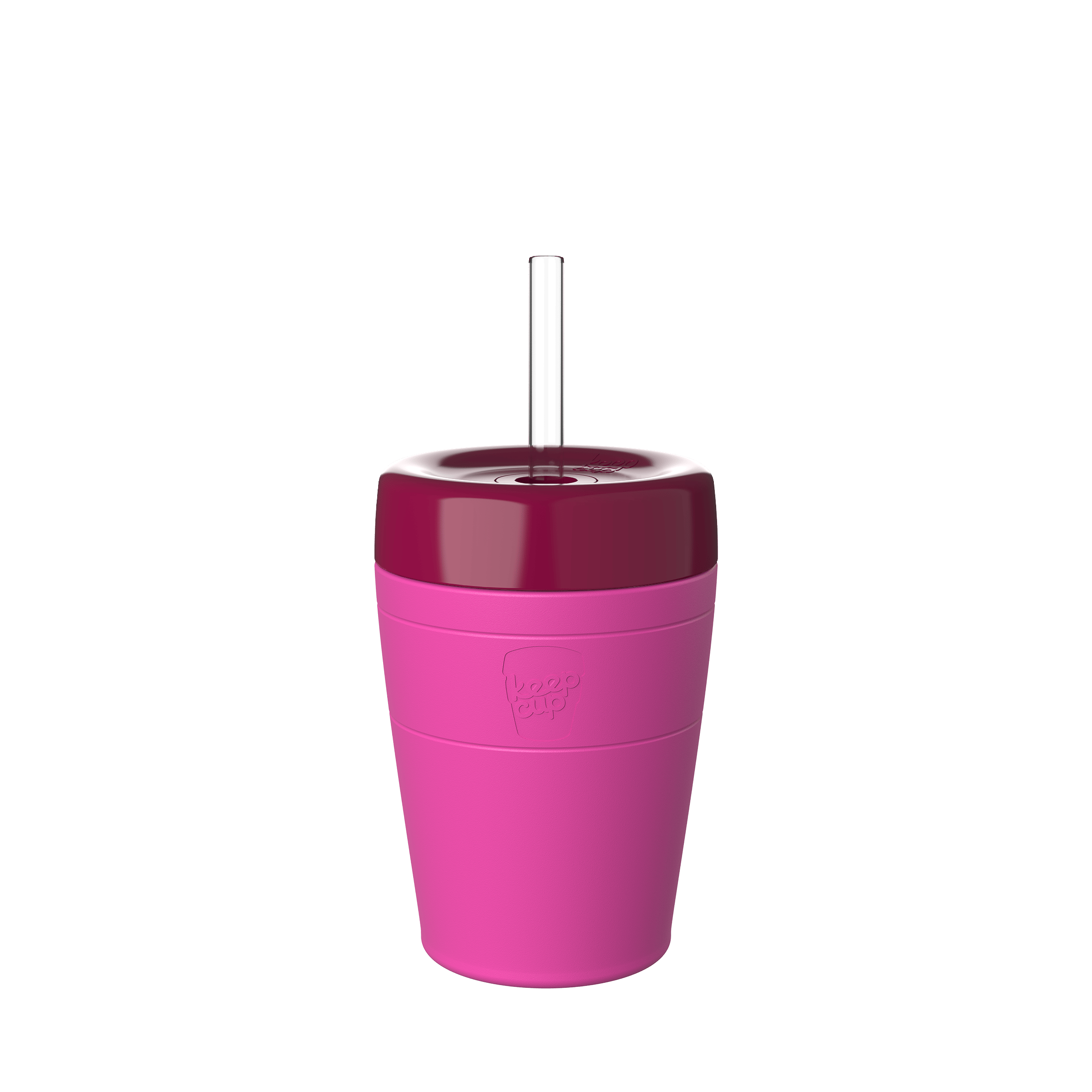 Commuter Cold Cup - M 12oz | Fuchsia Burgundy