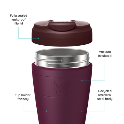 Commuter Insulated Travel Cup - 12oz | Mulberry