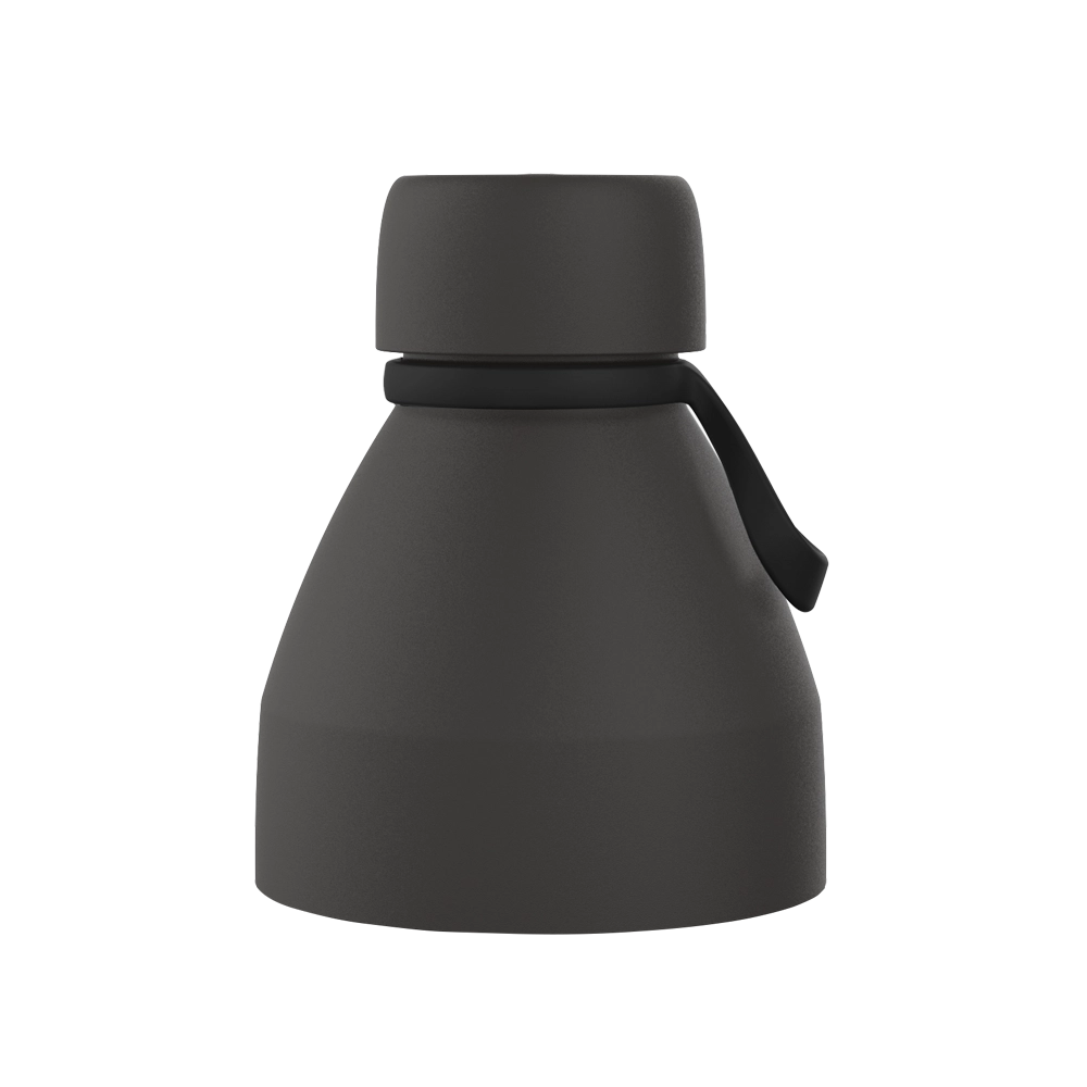 Helix Bottle Lid - Stainless Steel | Black