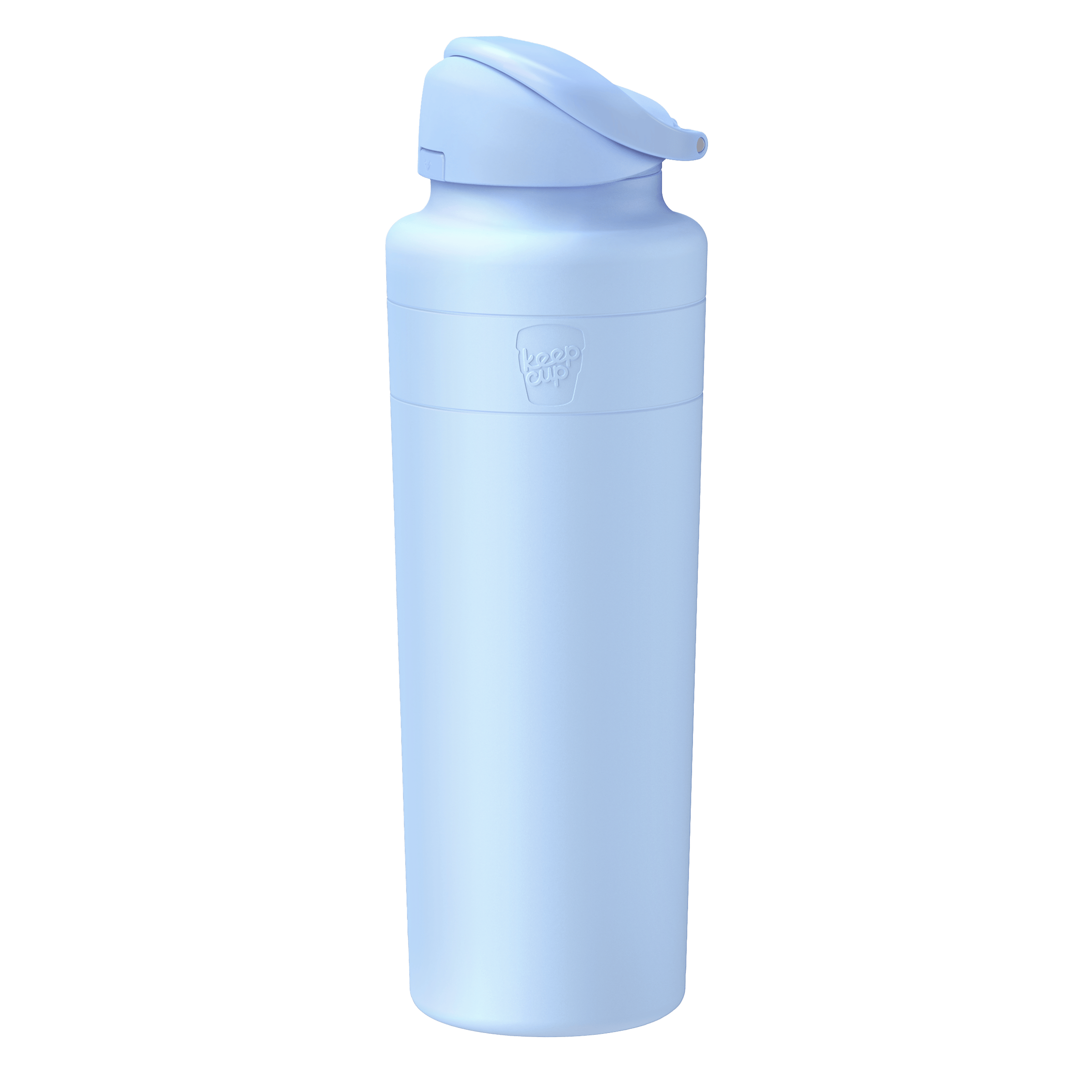 Orchid bottle with a flip lid on a transparent background