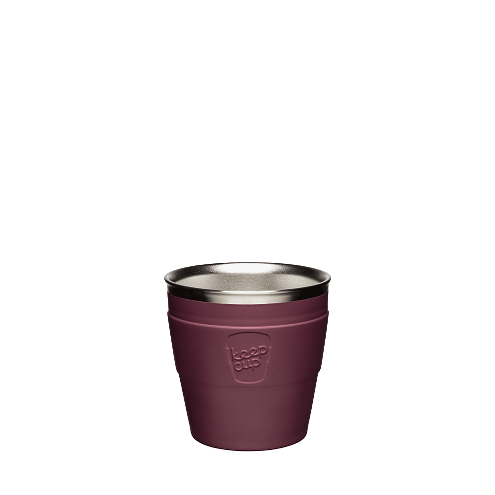 Thermal Stainless Steel Cup Base - XS 6oz | Merlot