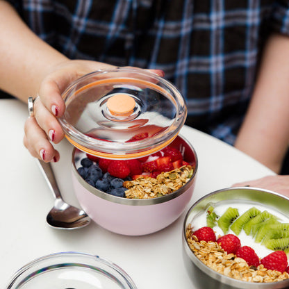 Go Bowl Insulated - Flat Lid | Pashmak Pink