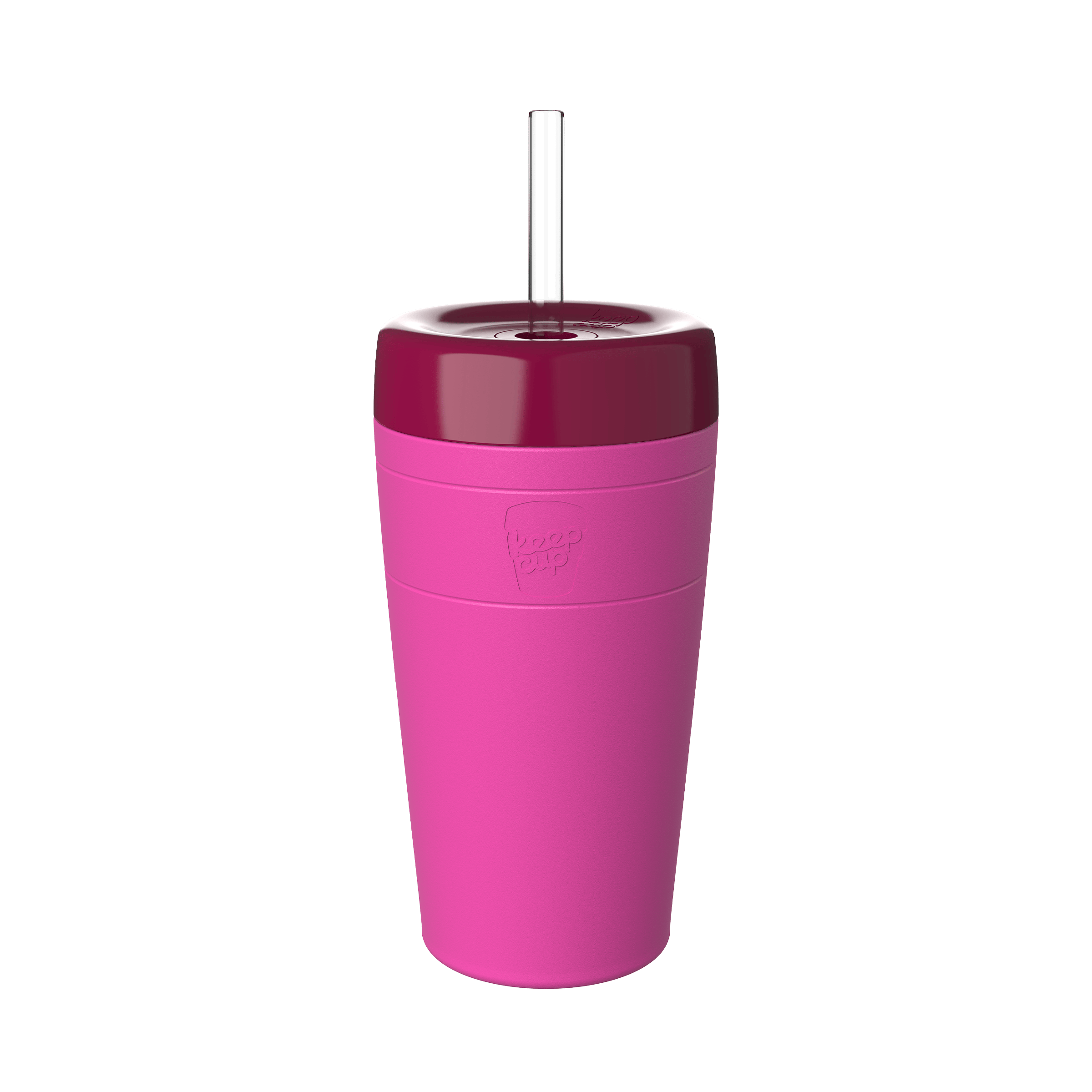 Commuter Cold Cup - L 16oz | Fuchsia Burgundy