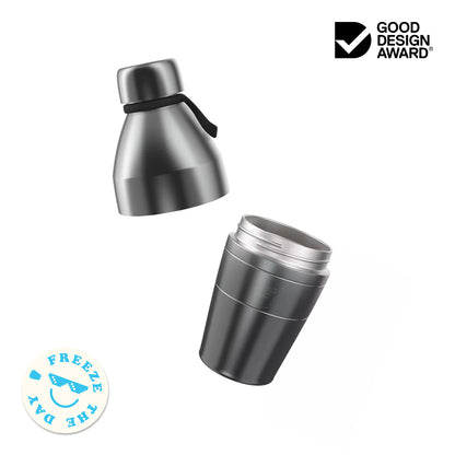 Helix Bottle - M 530ml | White Chrome