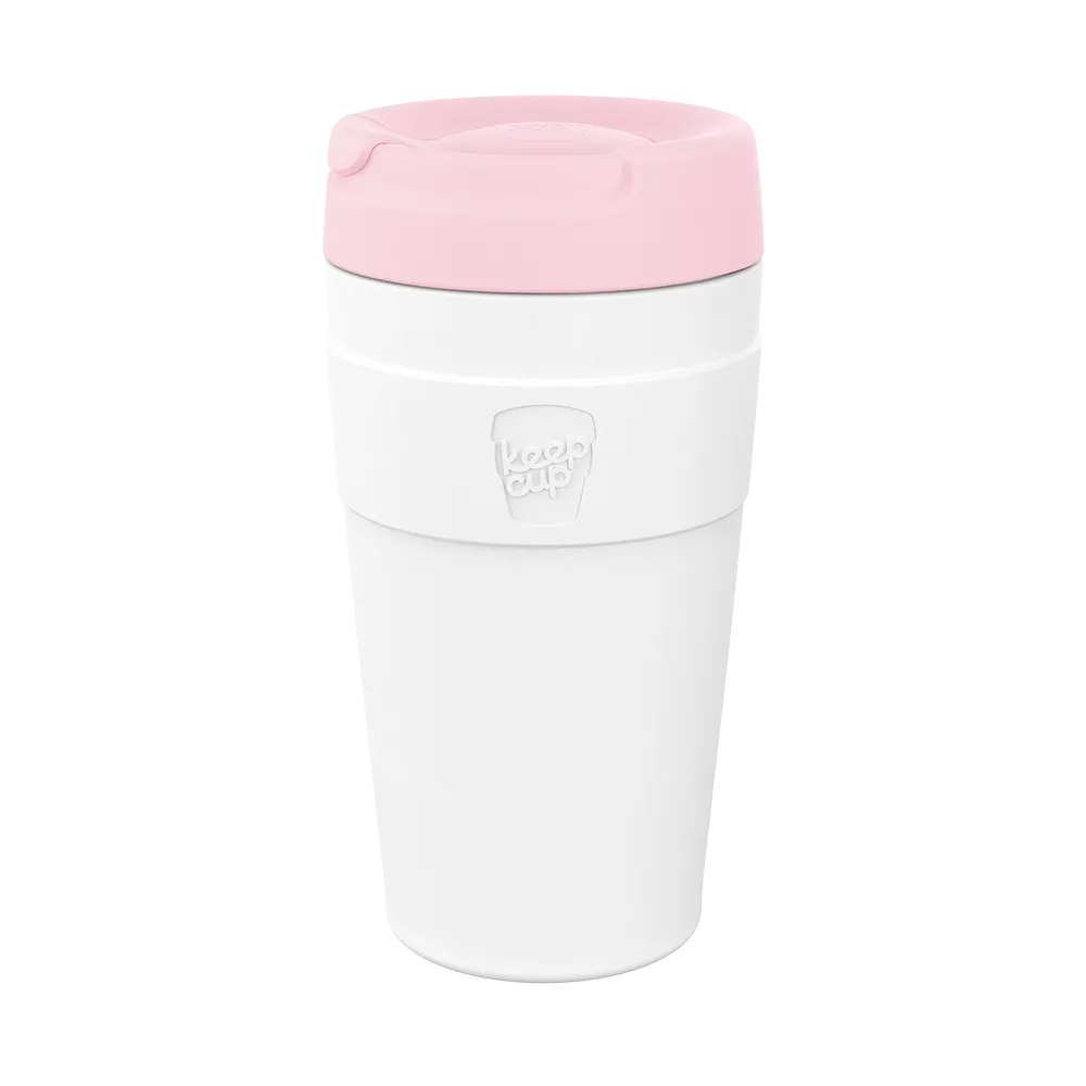 Traveller - L 16oz | White Pashmak Pink